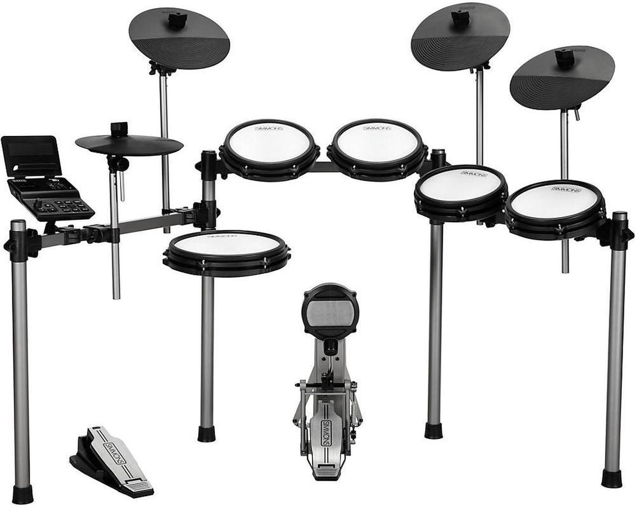 Alt view image 2 of 20 - Alesis Turbo Mesh Kit 7-Piece Electronic Drum Set