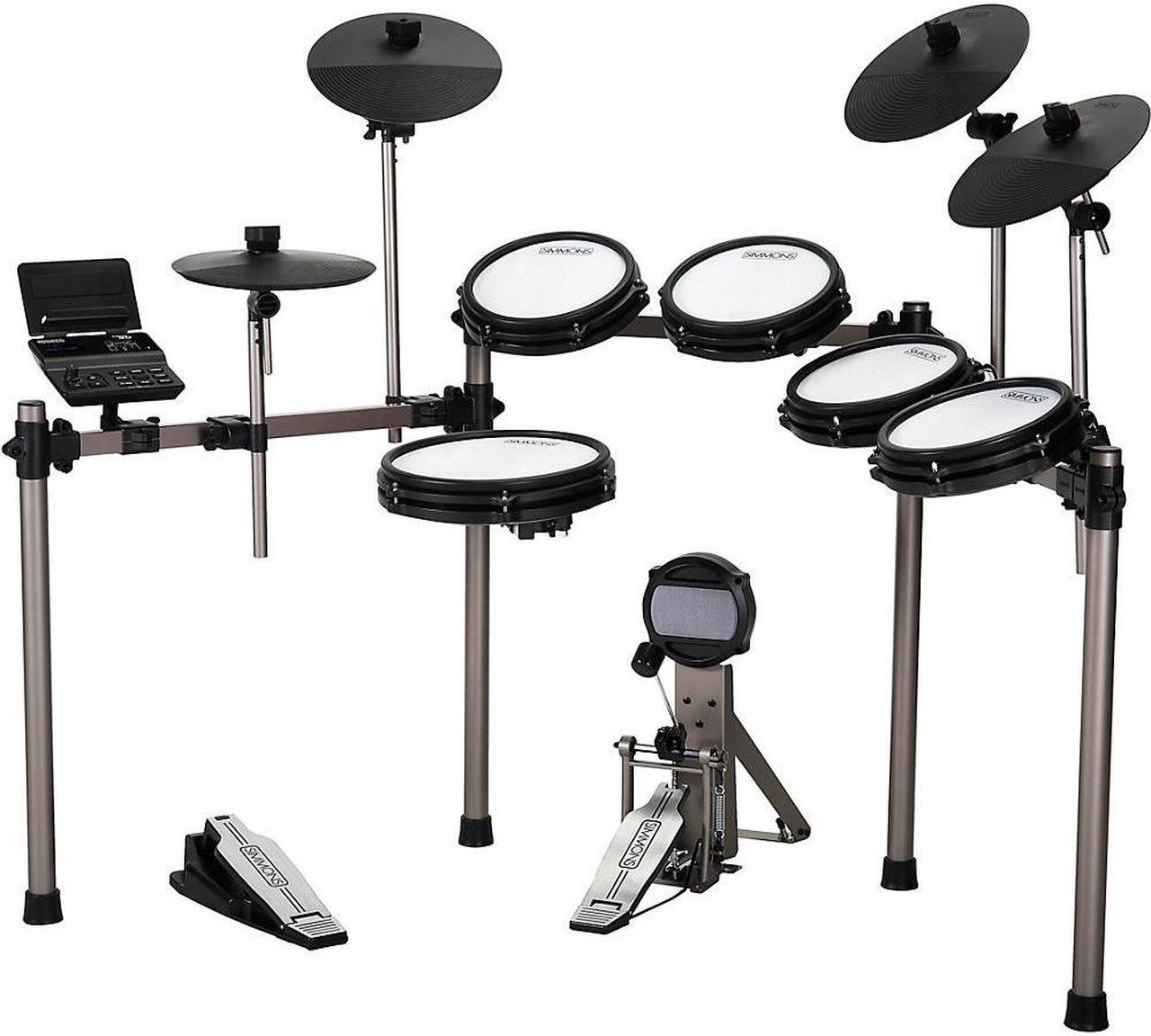 Alt view image 19 of 20 - Alesis Turbo Mesh Kit 7-Piece Electronic Drum Set