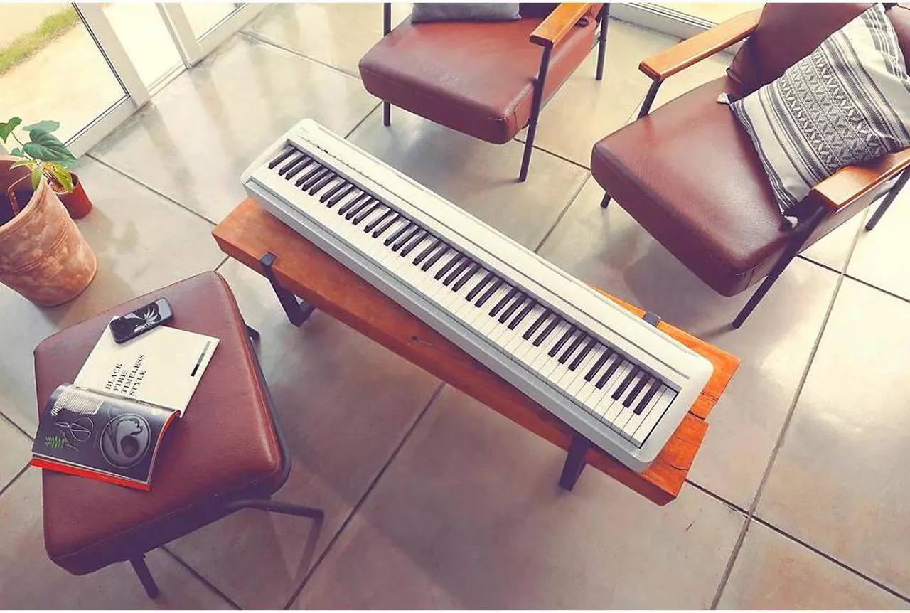 Alt view image 2 of 8 - Kawai ES120 88-Key Digital Piano With Speakers White