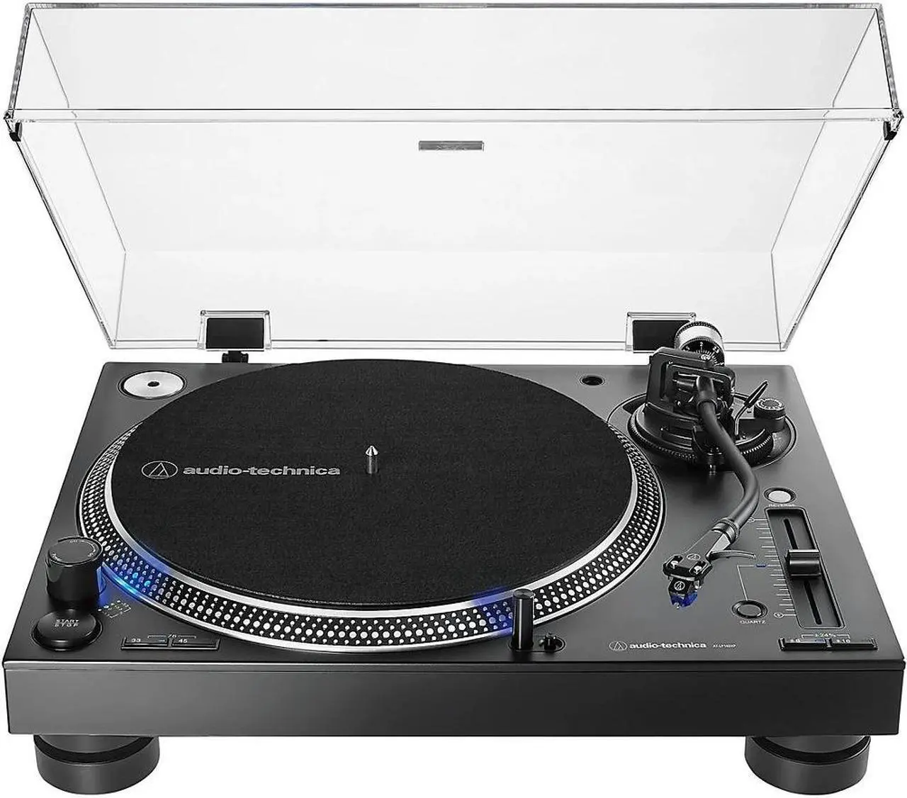 Alt view image 18 of 20 - AUDIO TECHNICA AT-LP140XP-BK DIRECT-DRIVE PRO DJ TURNTABLE