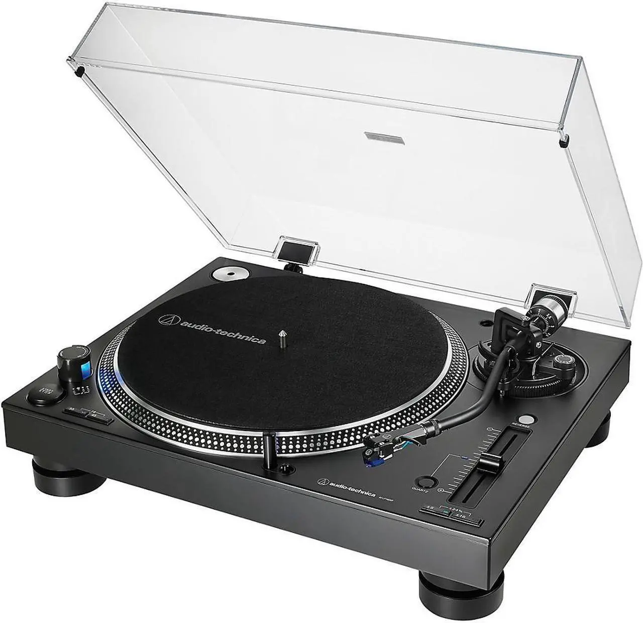 Alt view image 19 of 20 - AUDIO TECHNICA AT-LP140XP-BK DIRECT-DRIVE PRO DJ TURNTABLE