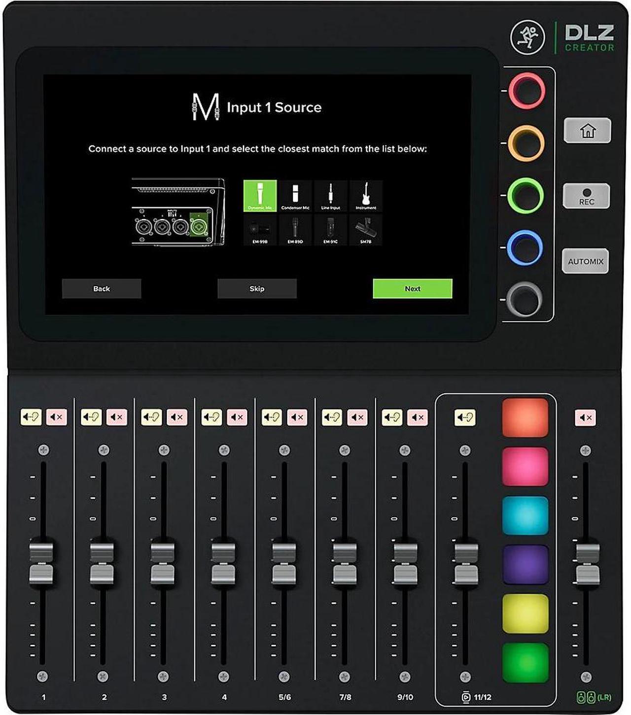 Alt view image 11 of 14 - Mackie DLZ Creator Adaptive Digital Mixer with Mix Agent Technology #2053754-00