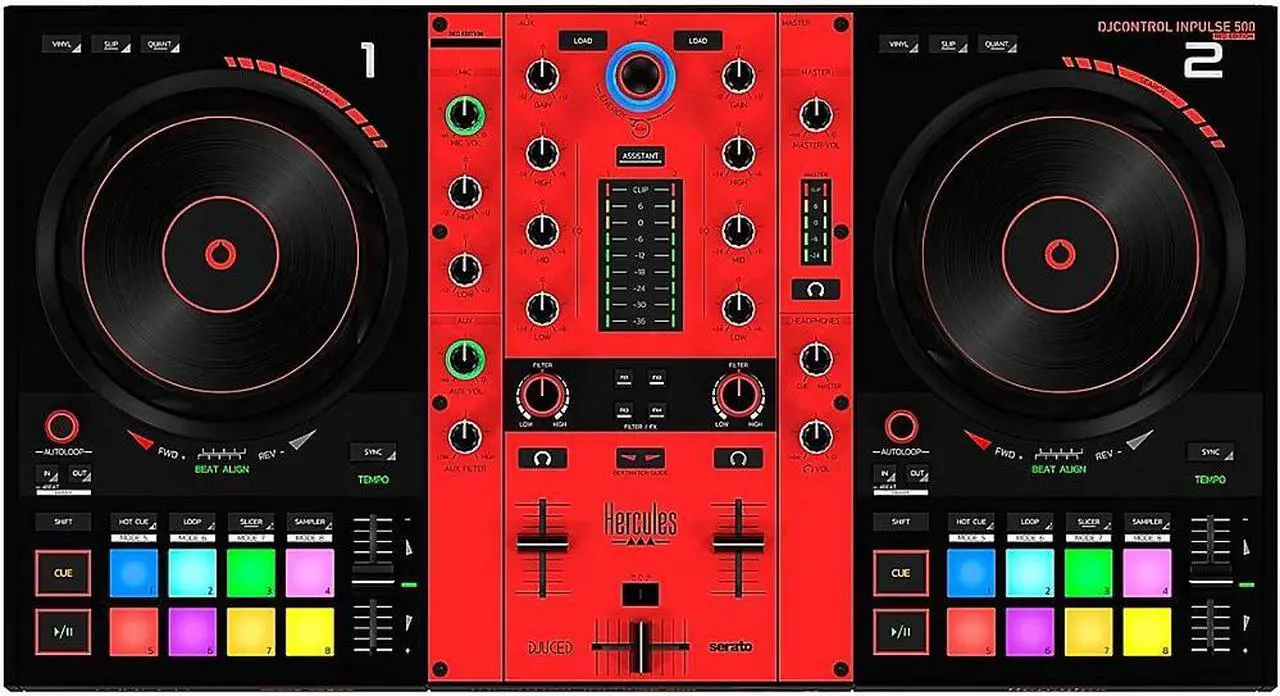 Alt view image 7 of 10 - RANE FOUR Advanced Four-Channel Stems DJ Controller Black