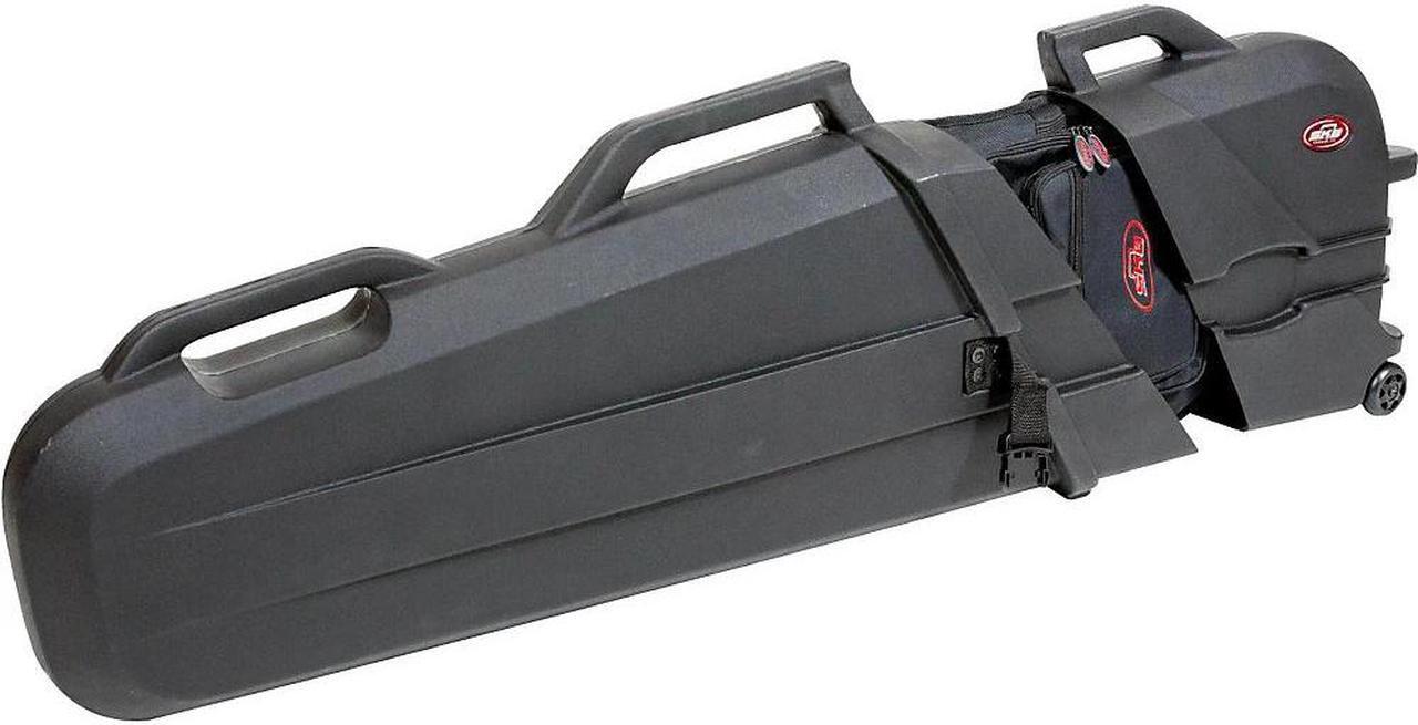 Alt view image 4 of 11 - SKB ATA Rated, Electric Bass Safe with Wheels (Hard Clamshell Design for Use with GigBag)