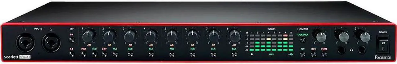 Alt view image 13 of 20 - Focusrite Scarlett 18i20 3rd Generation Audio Interface