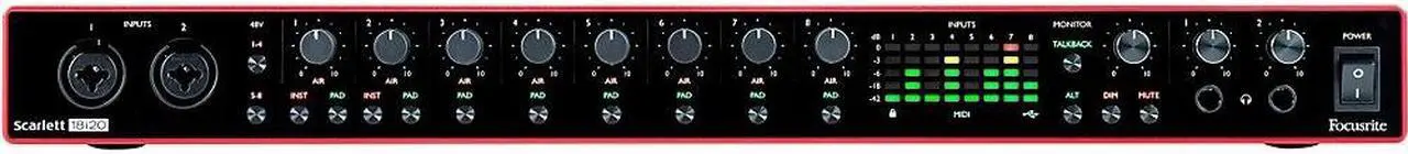 Alt view image 14 of 20 - Focusrite Scarlett 18i20 3rd Generation Audio Interface