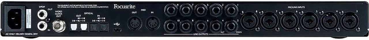 Alt view image 15 of 20 - Focusrite Scarlett 18i20 3rd Generation Audio Interface