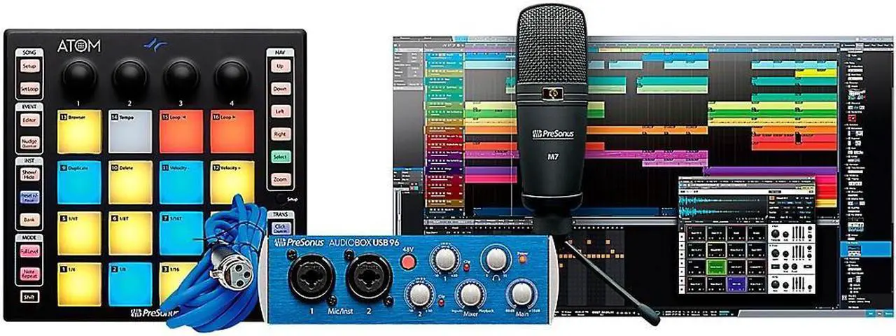Alt view image 7 of 13 - PreSonus ATOM Producer Lab Complete Production Kit