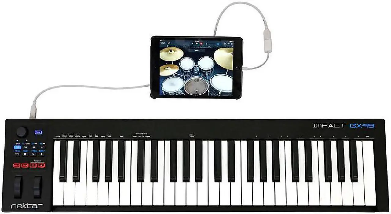Alt view image 3 of 20 - Nektar Impact GX49 MIDI Controller (49 keys)