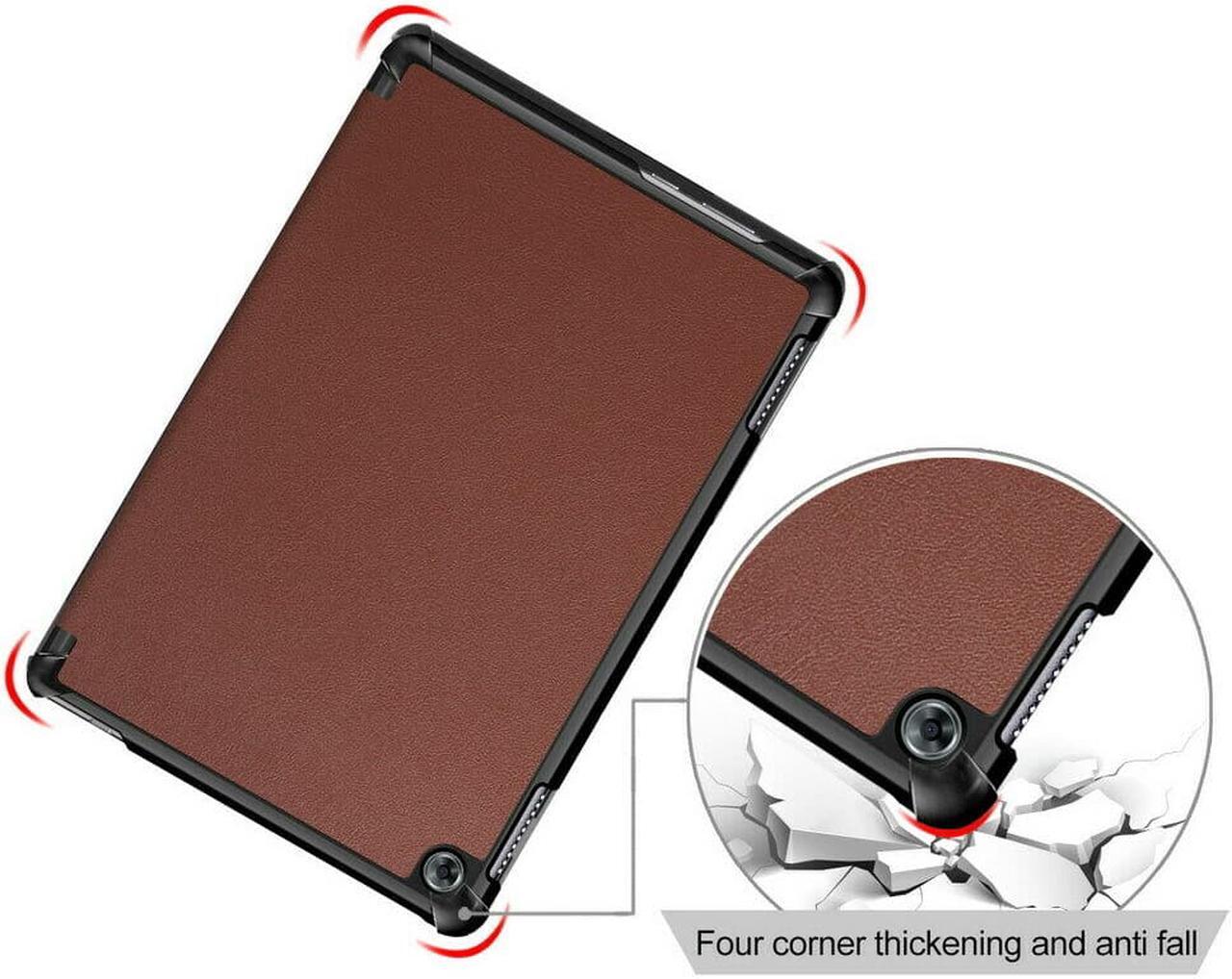 Alt view image 7 of 7 - Case for Huawei MediaPad M5 Lite 10 BAH2-W19 / L09 / W09 Ultra Slim PU Leather Smart Stand Cover for Media Pad M5 Lite 10.1 inch Case