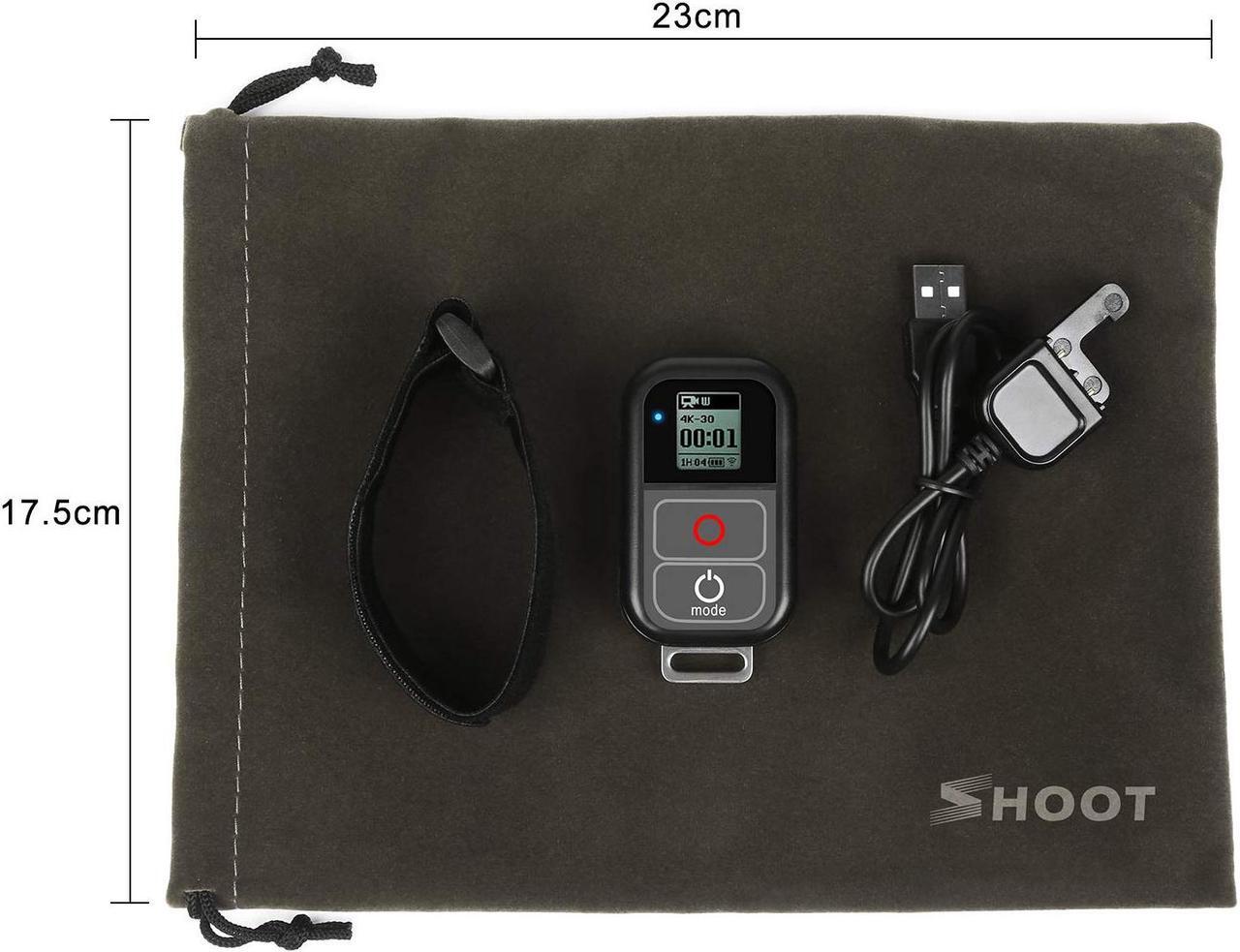 Alt view image 6 of 7 - Waterproof Smart Remote Control for GoPro Hero 8 7 Black 6 5 4 3 3+ 2 1 Hero + LCD 4 Session 5 Session LCD Screen Wi-Fi Wirless Built-in 500mah Battery Must Have Accessories