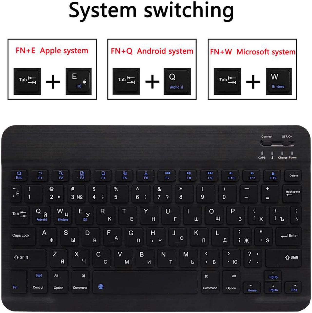 Alt view image 7 of 7 - Wireless Bluetooth Keyboard Case for Huawei Mediapad M5 Lite 10 10.1 BAH2-W09 BAH2-L09 BAH2-W19 Keyboard Cover for Huawei M5 10.1 with Pencil Holder