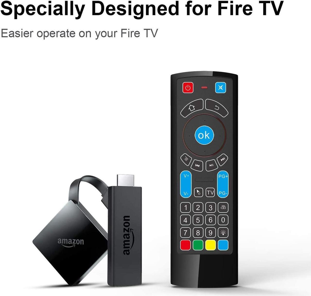 Alt view image 6 of 7 - Updated Bluetooth Air Mouse for Android tv Box, Mini Wireless Keyboard Air TV Remote Mouse Control with Backlit CR3 for Android TV Box, Mini PC, Smart TV, HTPC, All-in-One PC/TV