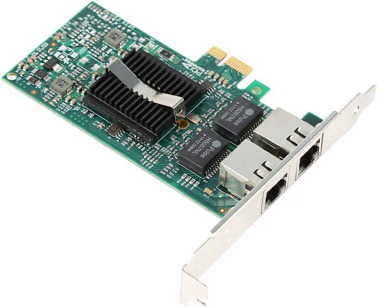 Alt view image 6 of 7 - Gigabit Ethernet PCI Express PCI-E Network Card Dual Port 2 x RJ45 Gigabit Ethernet PCIE Network Adapter for Desktop PC