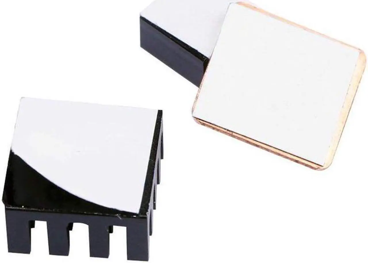 Alt view image 3 of 7 - 15 pcs Raspberry Pi Heatsink Kit Aluminum + Copper + 3M 8810 thermal conductive adhesive tape for cooling cooler Raspberry Pi 3 B+, Pi 3 B, Pi 2, Pi Model B+