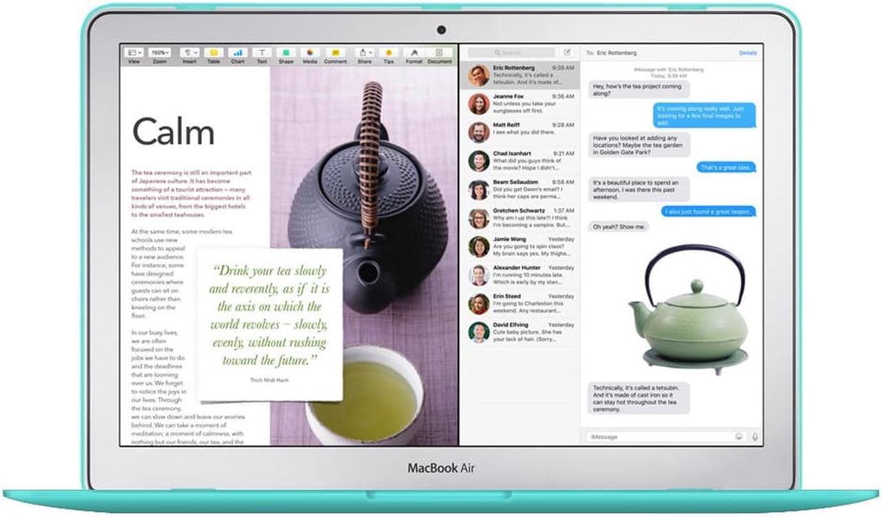 Alt view image 6 of 6 - MacBook Air 11 inch Case Werleo Matte Hard Shell Rubberized Protective Case Cover for MacBook Air 11 inch Model A1370 A1465 with Keyboard Skin