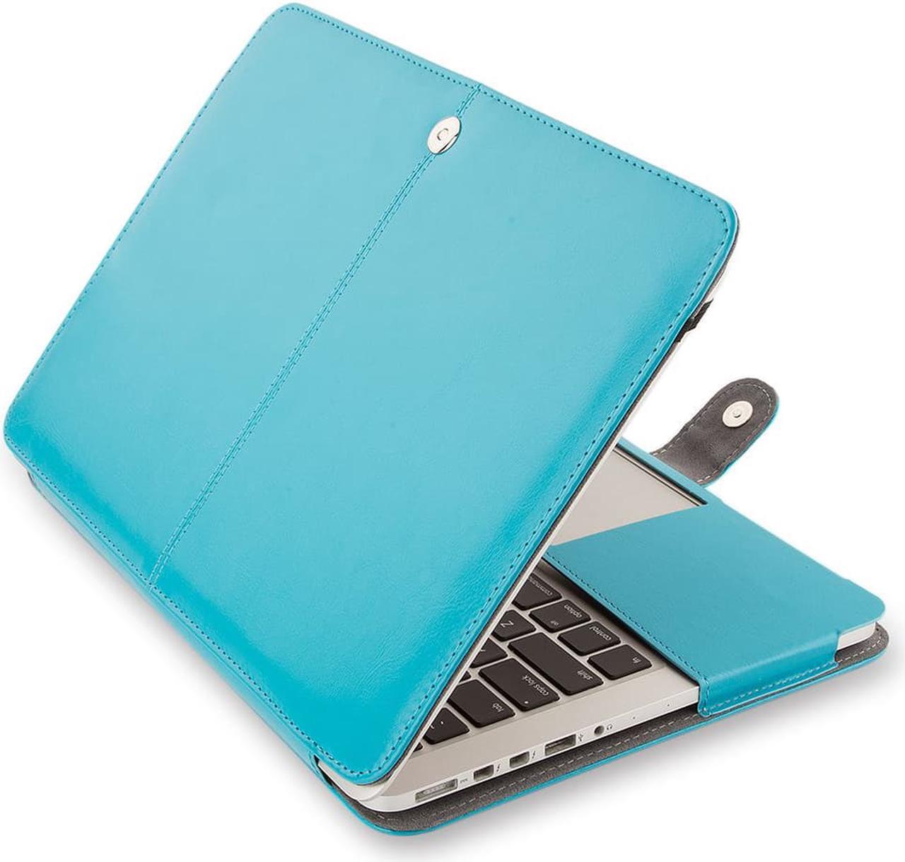Alt view image 4 of 7 - WERLEO PU Leather Case For MacBook Pro 13 Inch with Retina Display No CD-ROM Model A1502 / A1425 - Version 2015/2014/2013/end 2012 - Book Cover Folio Sleeve Brown
