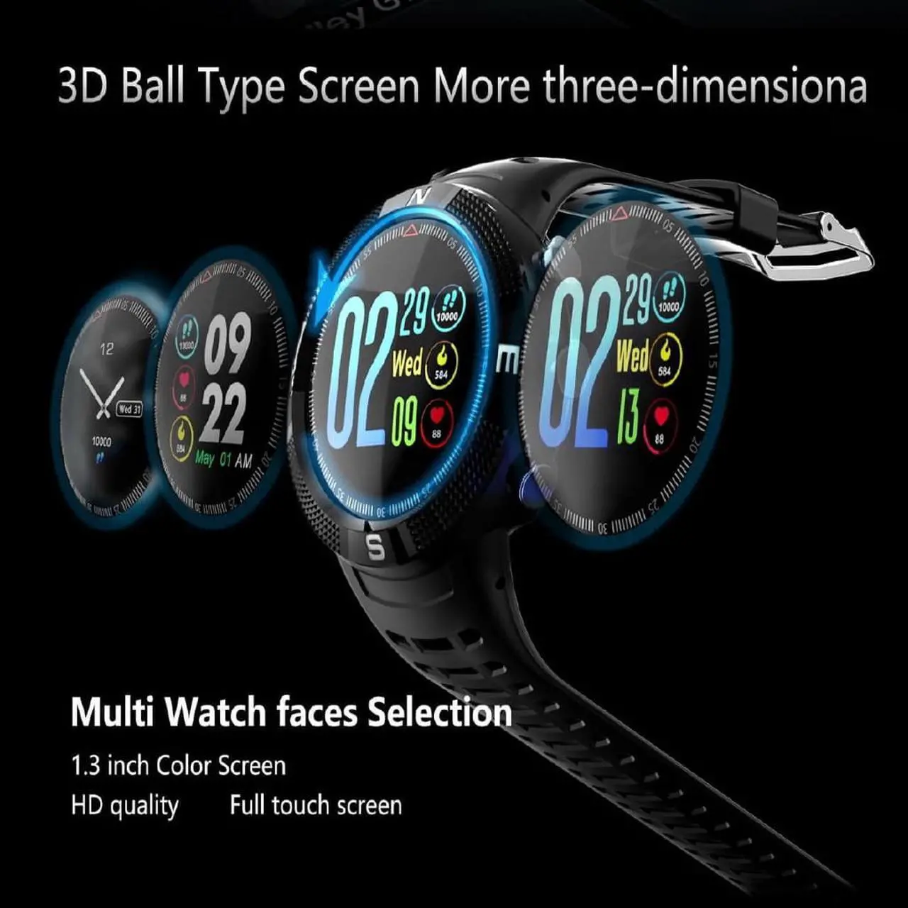 Alt view image 4 of 7 - Fitness Tracker Bluetooth Watch Activity Tracker Smart Band with Heart Rate Monitor Waterproof Bracelet Pedometer Wristband for Android and iOS