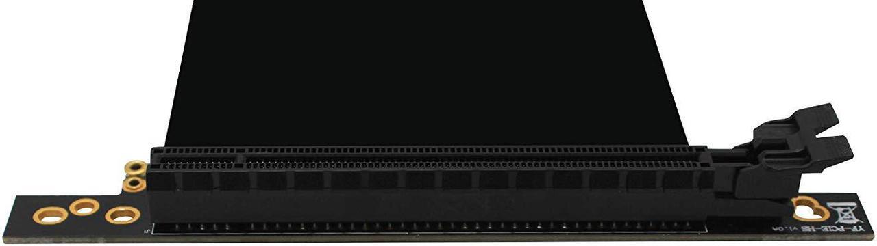 Alt view image 6 of 6 - WERLEO FD R6 case New PCI Express PCIe 3.0 16x Flexible Cable Card Extension Port Adapter High Speed Riser Card,Vertical GPU Riser Cable -  20cm 90 Degree