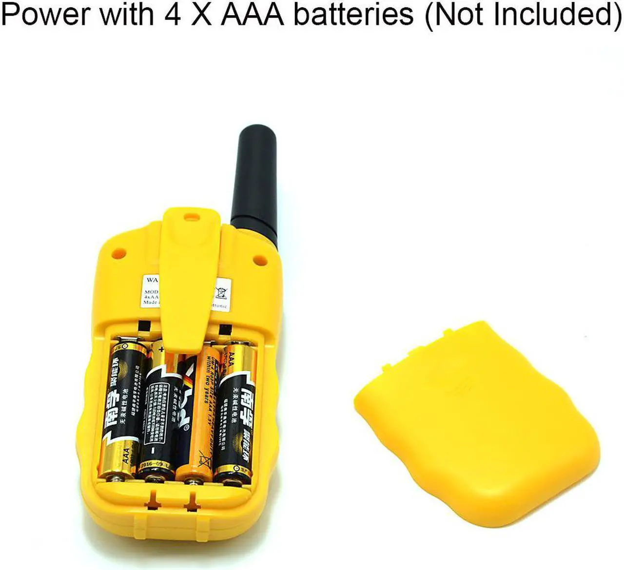 Alt view image 4 of 7 - Kids Walkie Talkie Two Ways Radio Toy Walkie Talkie for Kids 3 Miles Range 22 Channels Built in Flash Light FRS GMRS Handheld Mini Walkie Talkie for Outdoor Adventures Camping Hiking - 2 Packs