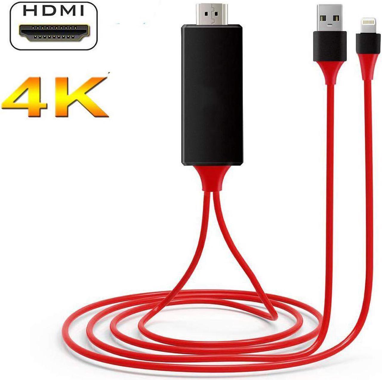 Main image of WERLEO Compatible with iPhone iPad to HDMI Adapter Cable 1080P Digital AV HDMI Adaptor Connector Cord for iPhone Xs Max XR X 8 7 6 Plus iPad Pro Air Mini iPod - Plug and Play