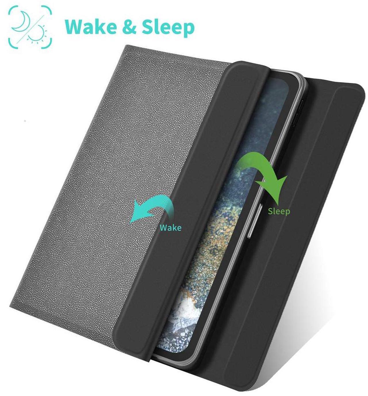 Alt view image 7 of 7 - iPad Pro 12.9 inch 2018 Keyboard Case - Support Apple Pencil Charging - Magnetic Wireless Bluetooth Keyboard Flip PU Case Full Protective Folio Stand Cover Auto Sleep Wake