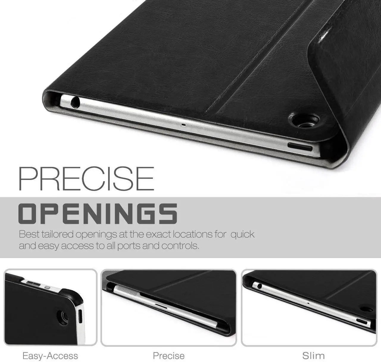 Alt view image 2 of 7 - Werleo iPad 2 3 4 Keyboard Case Untra Thin Smart Stand Cover with Magnetically Detachable Wireless Bluetooth Keyboard Case for Apple iPad 2 iPad 3 iPad 4