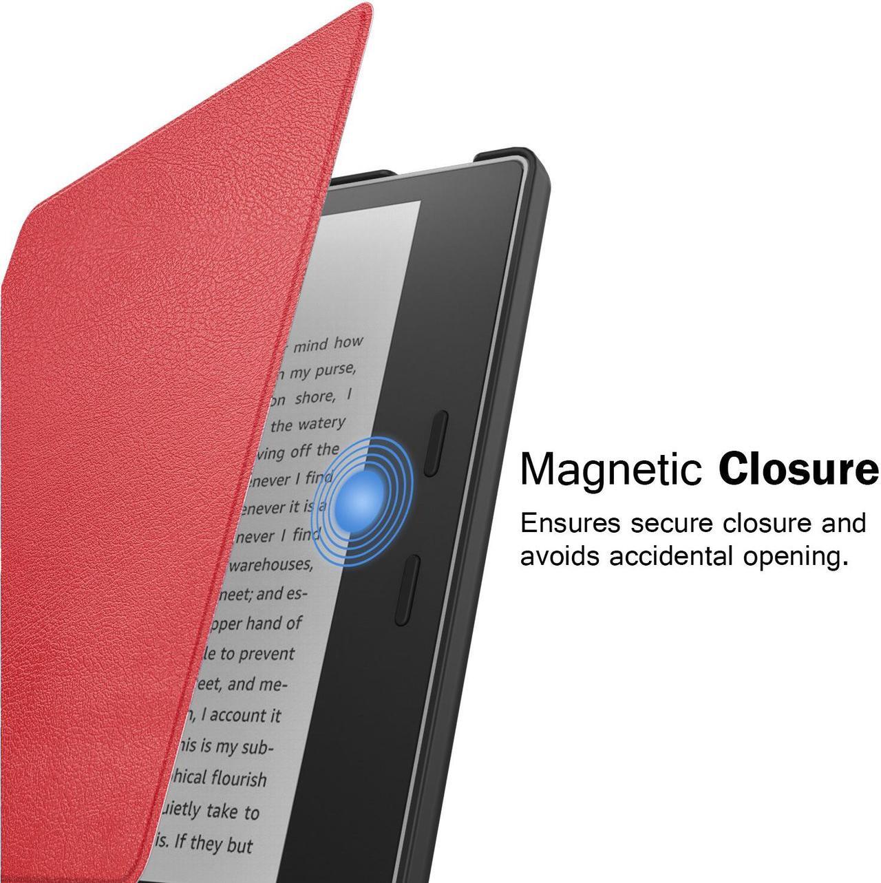 Alt view image 6 of 7 - Werleo Case For  All-New Kindle Oasis - 9th and 10th Generation ONLY 2017 and 2019 Release - Premium Ultra Lightweight Shell Cover with Auto Wake / Sleep