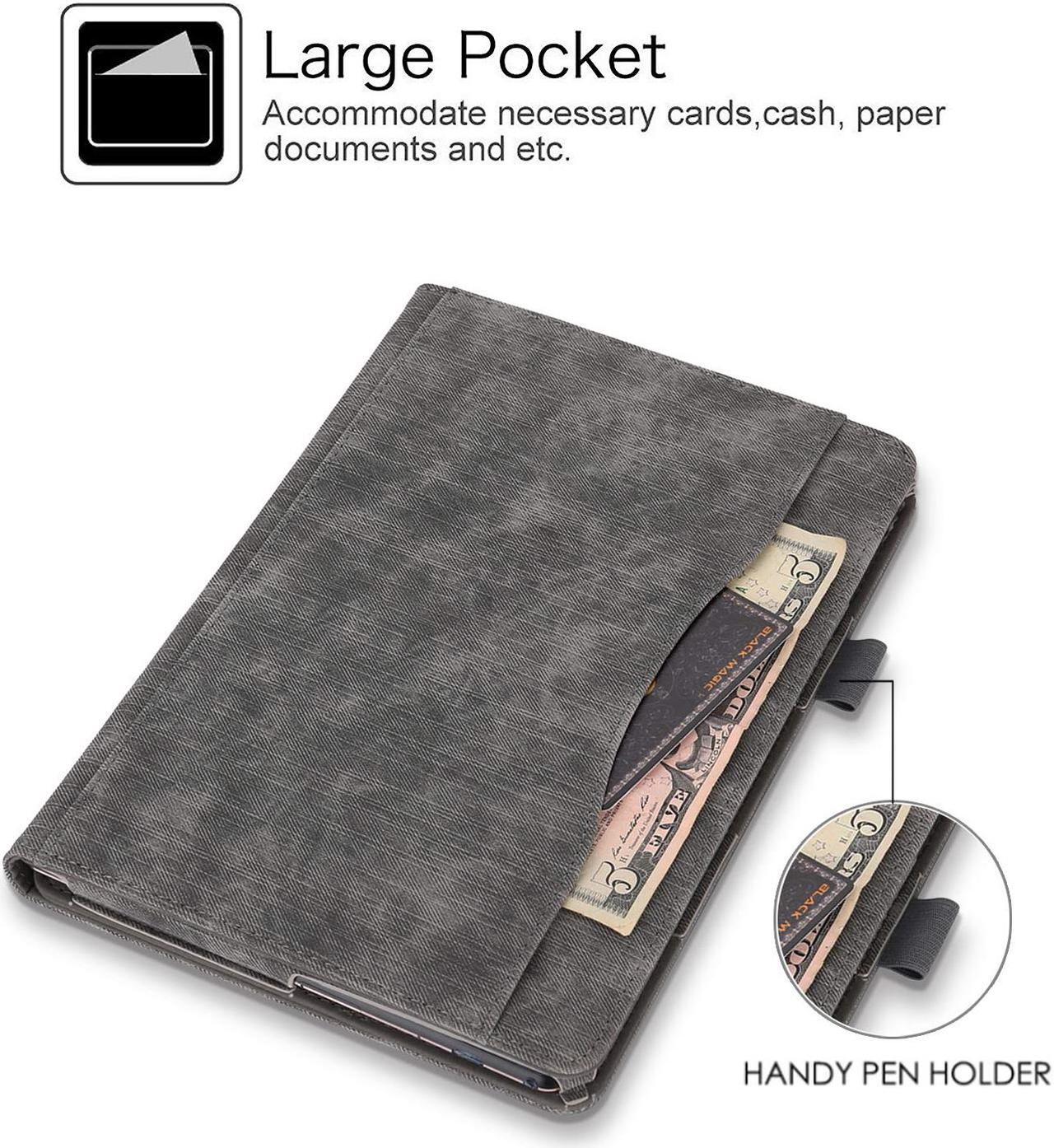 Alt view image 5 of 7 - Case for Lenovo Tab M10 / P10 Smart Folio Stand Cover For Lenovo Tab M10 X605F / P10 X705F 10.1 inch Tablet with Multiple Viewing Angles / Document Card Pocket