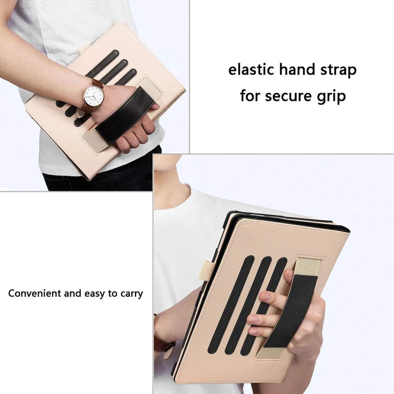 Alt view image 7 of 7 - Case for Lenovo Tab E10 TB-X104F / Lenovo Tab 4 10 / Tab 4 10 Plus 10 inch / Moto Tab TB-X704A Smart Folid Stand Cover with Multiple Viewing Angles and Auto Wake / Sleep Function