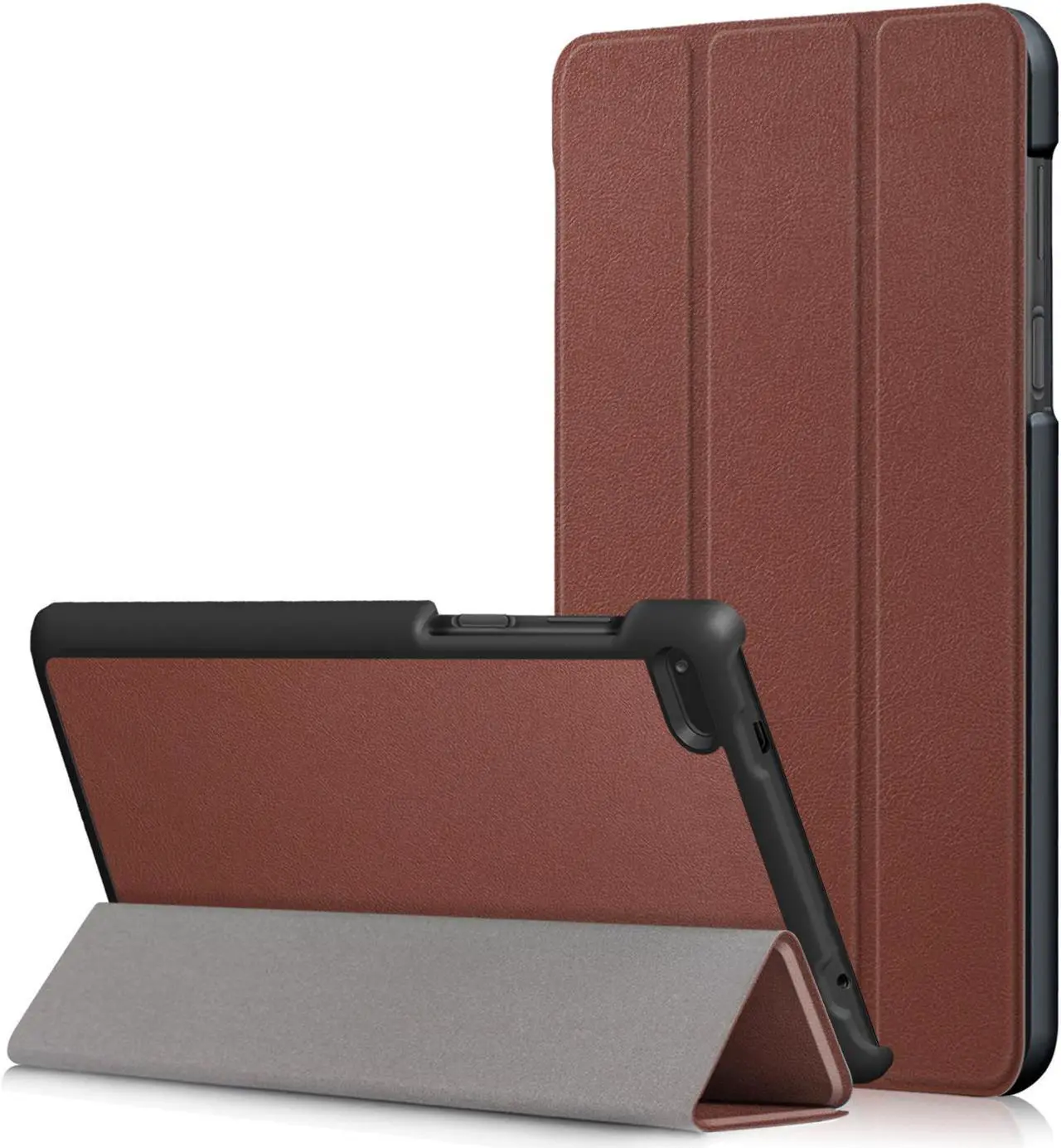 Main image of Protective Case For Lenovo Tab 7 Essential / Tab4 7 Essential - Ultra-Thin Custer PU Leather Case Shell Hard Cover for Lenovo Tab 7 Essential TB-7304F TB-7304I TB-7304X