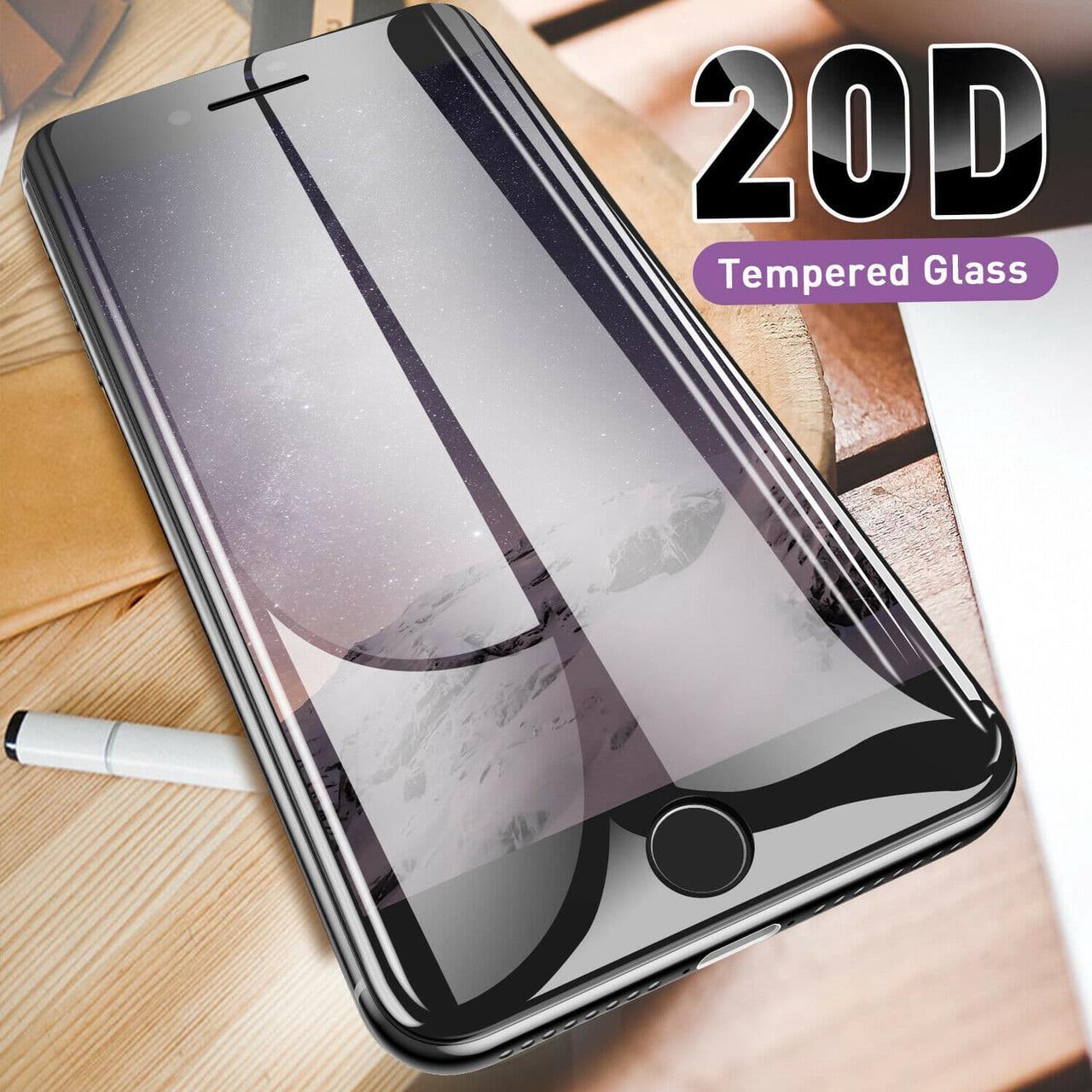Alt view image 7 of 7 - 2PCS 20D Curved Edge Full Cover Tempered Glass Screen Protector For Apple iPhone 6 Plus / iPhone 6S Plus Protection Film