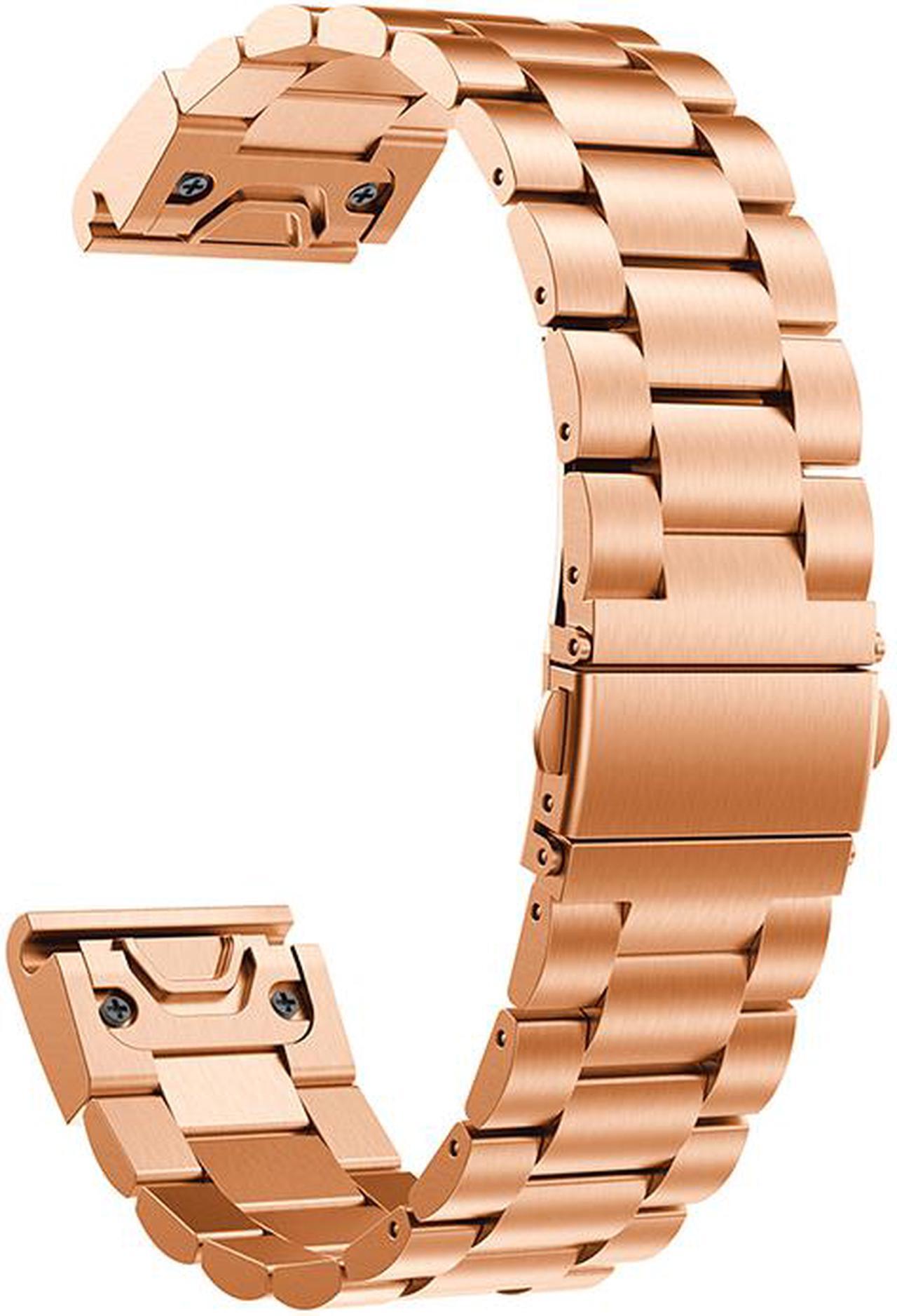 Alt view image 2 of 4 - Werleo Fenix 5S Band Quick Release Easy Fit 20mm Solid Stainless Steel Metal Bands Compatible for Garmin Fenix 5S / 5S Plus / D2 Delta S Smartwatch