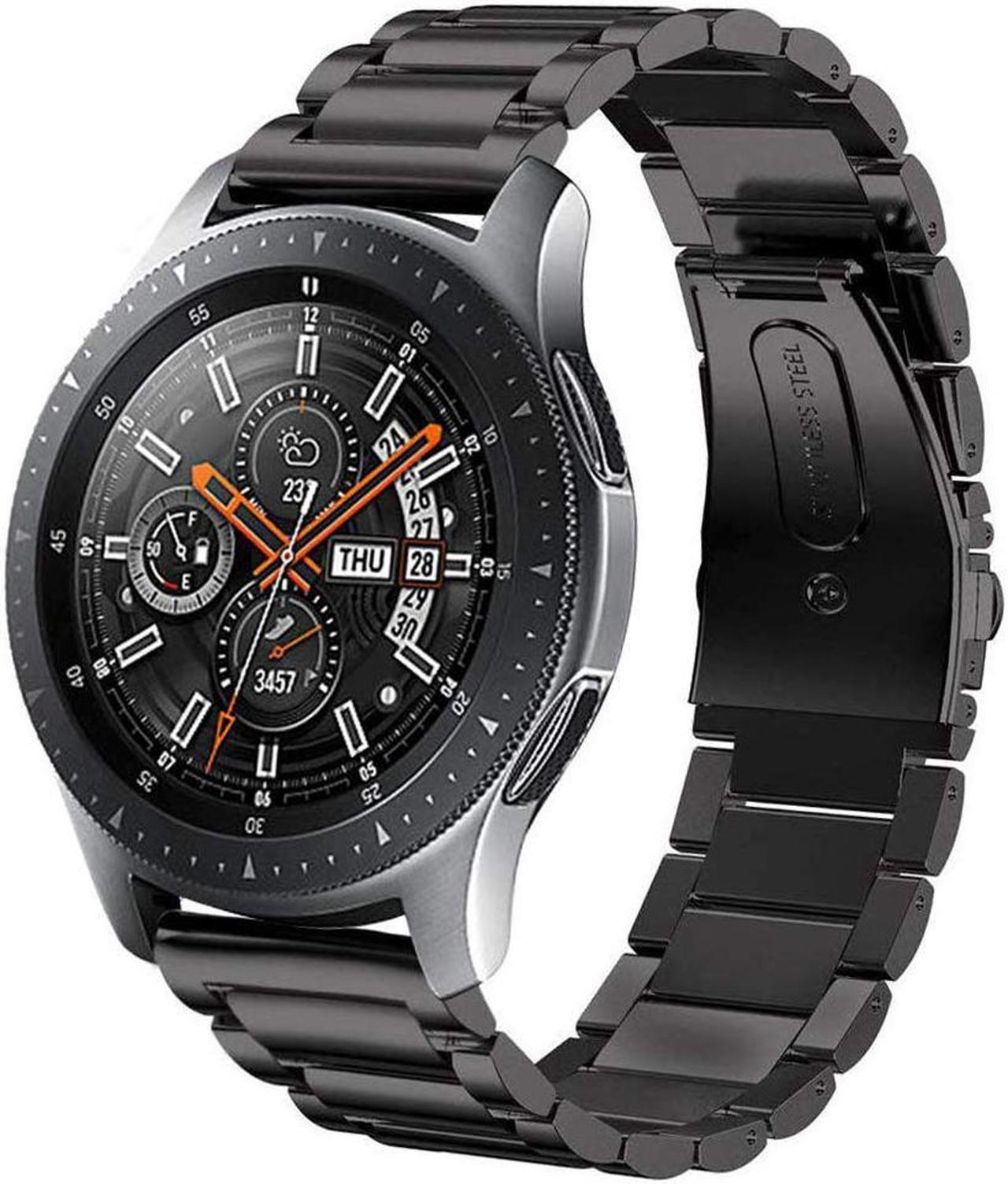 Main image of Metal Bands Compatible Galaxy Watch 46mm / Gear S3 Frontier / Classic Watch Band 22mm Stainless Steel Replacement Bracelet Wrist Strap for Galaxy Watch 46mm SM-R800 / Gear S3 Smartwatch