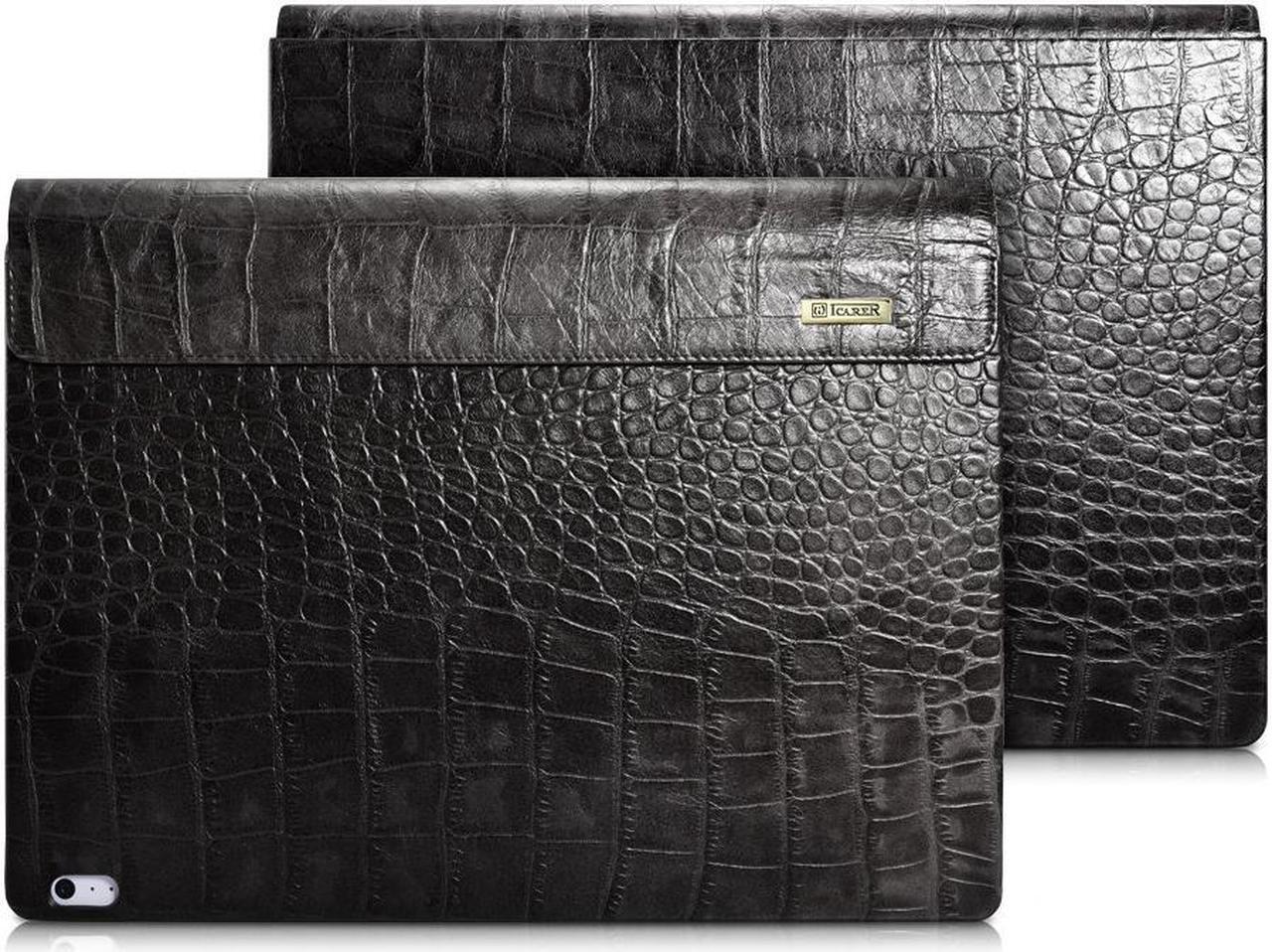 Main image of WERLEO Surface Book Case Surface Book 2 Leather Protecive Case Crocodile Series Genuine Leather Detachable Folio Cover for 13.5 Inch Microsoft Surface Book 1 / 2  (Intel Core i5 ONLY)