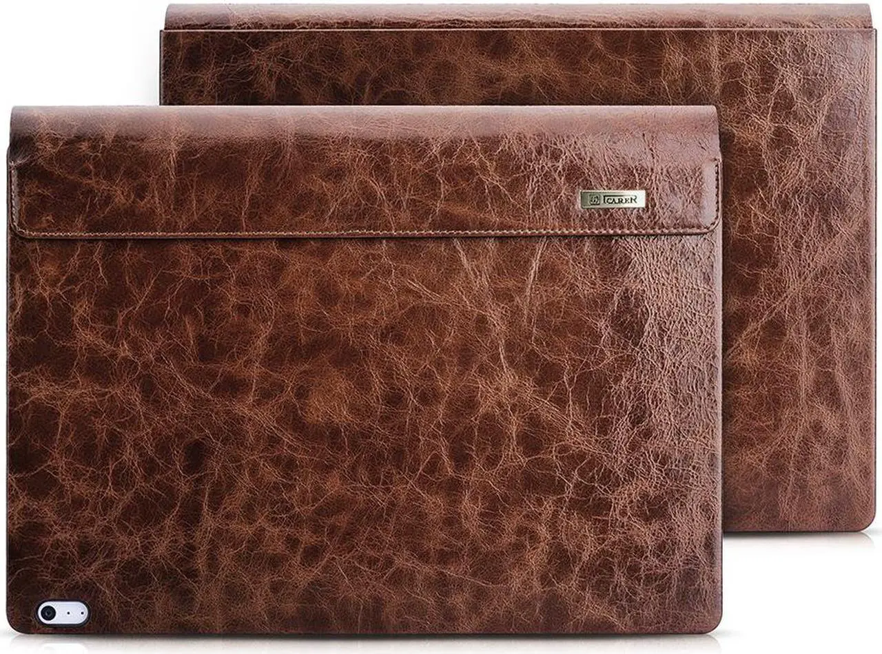 Main image of WERLEO Surface Book Case Surface Book 2 Leather Protecive Case Crocodile Series Genuine Leather Detachable Folio Cover for Microsoft Surface Book 13.5 Inch