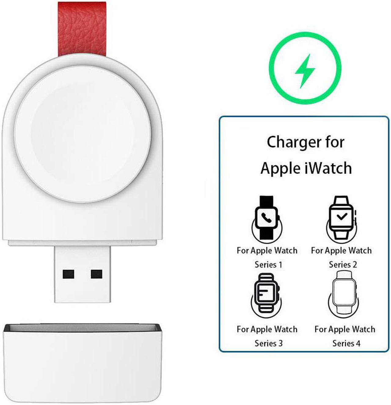 Alt view image 2 of 7 - Watch Charger for Apple Magnetic Portable Wireless iWatch Charger Compatible for Apple Watch Series 1 2 3 4 in 38mm 40mm 42mm 44mm