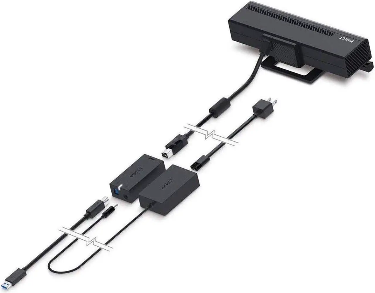 Alt view image 4 of 7 - Xbox Kinect Adapter for Xbox One S / Xbox One X kinect 2.0 Sensor For Windows 8 / 8.1 / 10 Power AC Adapter PC Development Kit