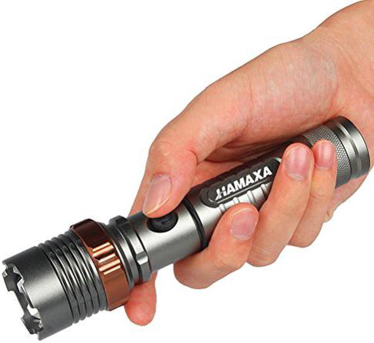 Main image of WERLEO Super Bright LED Flashlight 1000 Lumens Cree XML T6 Water Resistant Focus Zoom Flashlight Torch Rechargeable Handheld LED Light Lamp with 18650 Battery and Charger for Hiking Camping Emergency
