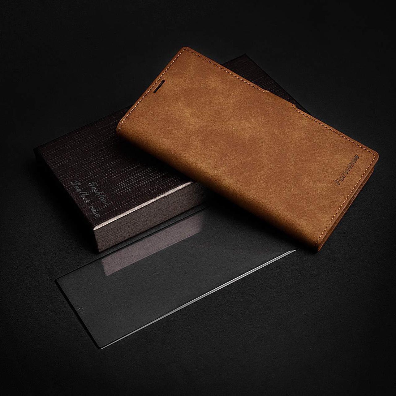 Alt view image 6 of 6 - Galaxy Note 10 Plus Wallet Case Premium Leather Note 10+ Plus Folio Flip Case with Kickstand Card Holder Slots Shockproof Protective Cover for Samsung Galaxy Note 10 Plus 6.8 inch