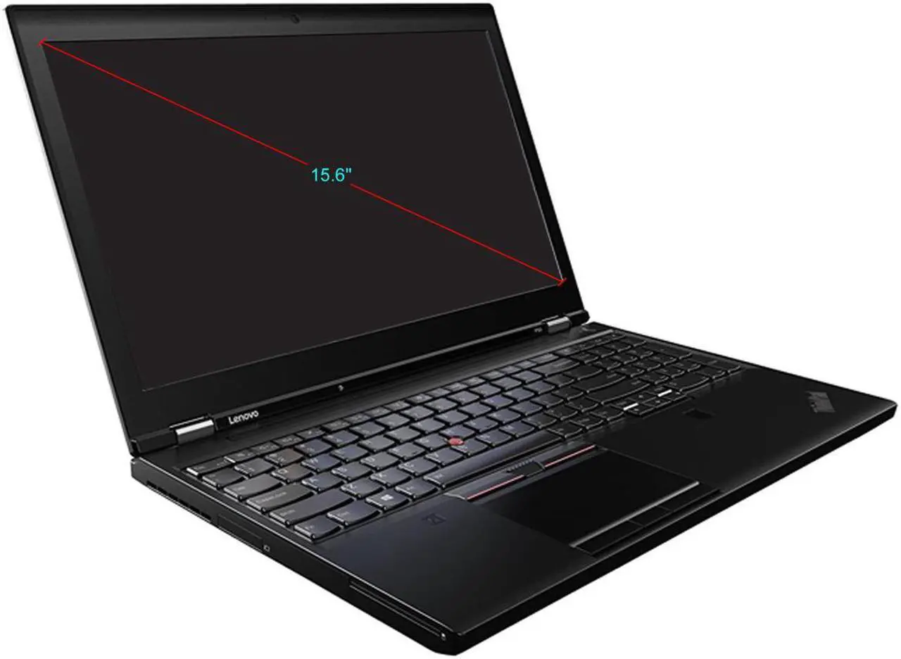 Alt view image 3 of 5 - Lenovo ThinkPad P50 Mobile 15.6" Workstation - Core i7 6th gen Quad-core - 8GB DDR4, 512GB SSD - NVIDIA M1000M GPU - WiFi - Bluetooth - Windows 10 Home 64Bit