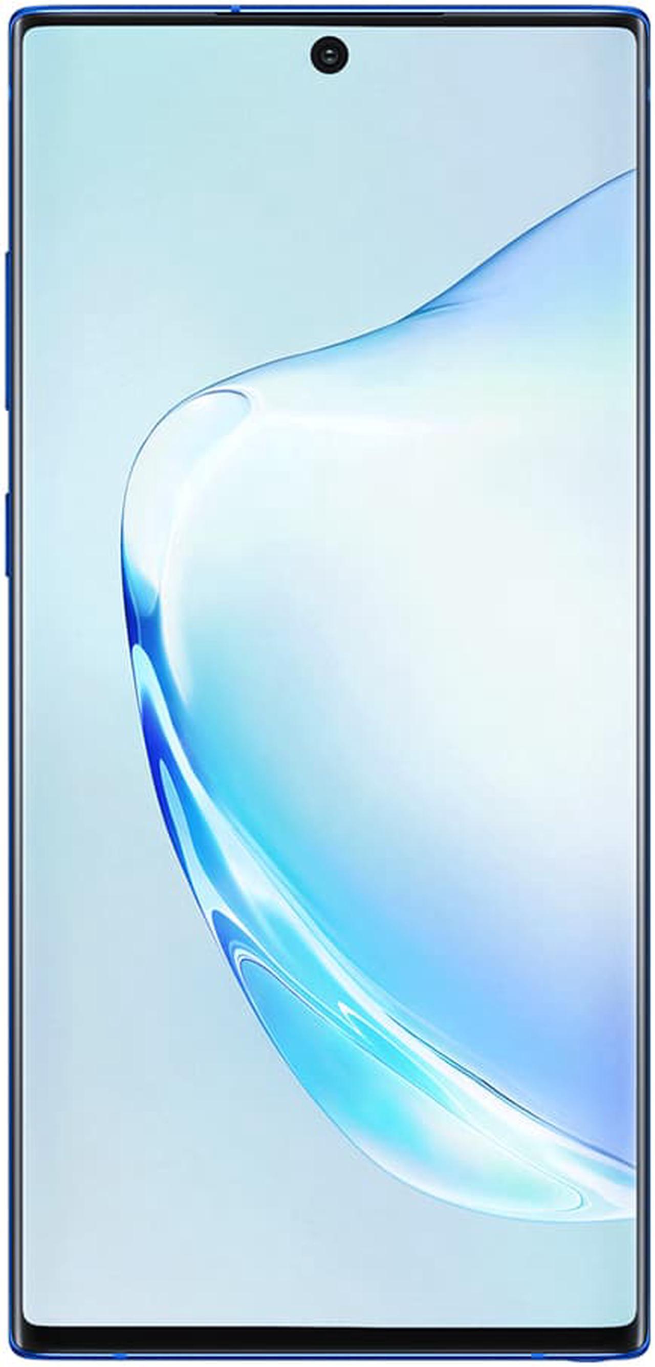 Alt view image 2 of 7 - Samsung Galaxy Note 10 Plus (SM-N9750) 12GB / 512GB 6.8-inches (GSM ONLY) Dual SIM Factory Unlocked (Aura Blue) (International Version)