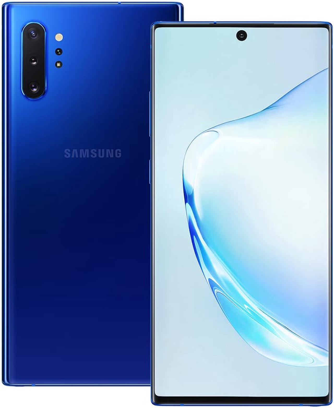Main image of Samsung Galaxy Note 10 Plus (SM-N9750) 12GB / 512GB 6.8-inches (GSM ONLY) Dual SIM Factory Unlocked (Aura Blue) (International Version)