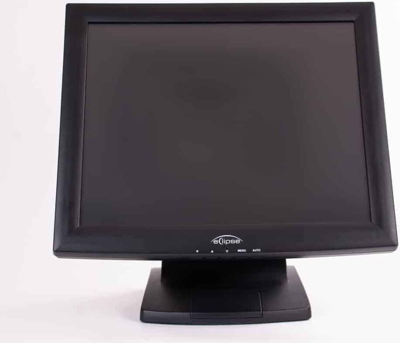 Eclipse POS Touchscreen Monitor 17-inch HD Black VGA DVI-D Optional MSR