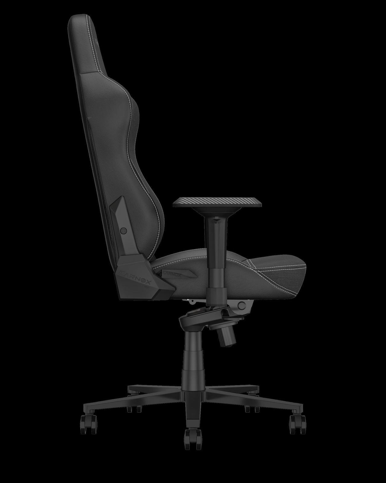 Alt view image 3 of 6 - KARNOX DR Gaming Chair High Back Office Chair Ergonomic Computer Gaming Chair with Adjustable Headrest Pillow and Lumbar Cushion Reclining Cloth PC Racing Chair for Big and Tall Guys Grey