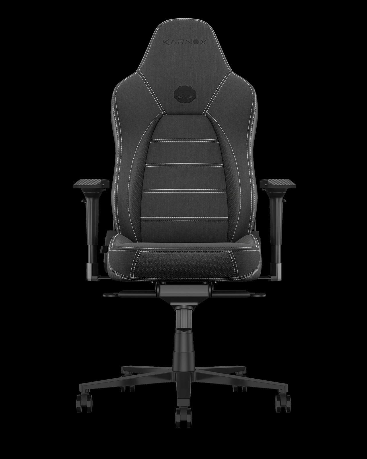 Main image of KARNOX DR Gaming Chair High Back Office Chair Ergonomic Computer Gaming Chair with Adjustable Headrest Pillow and Lumbar Cushion Reclining Cloth PC Racing Chair for Big and Tall Guys Grey
