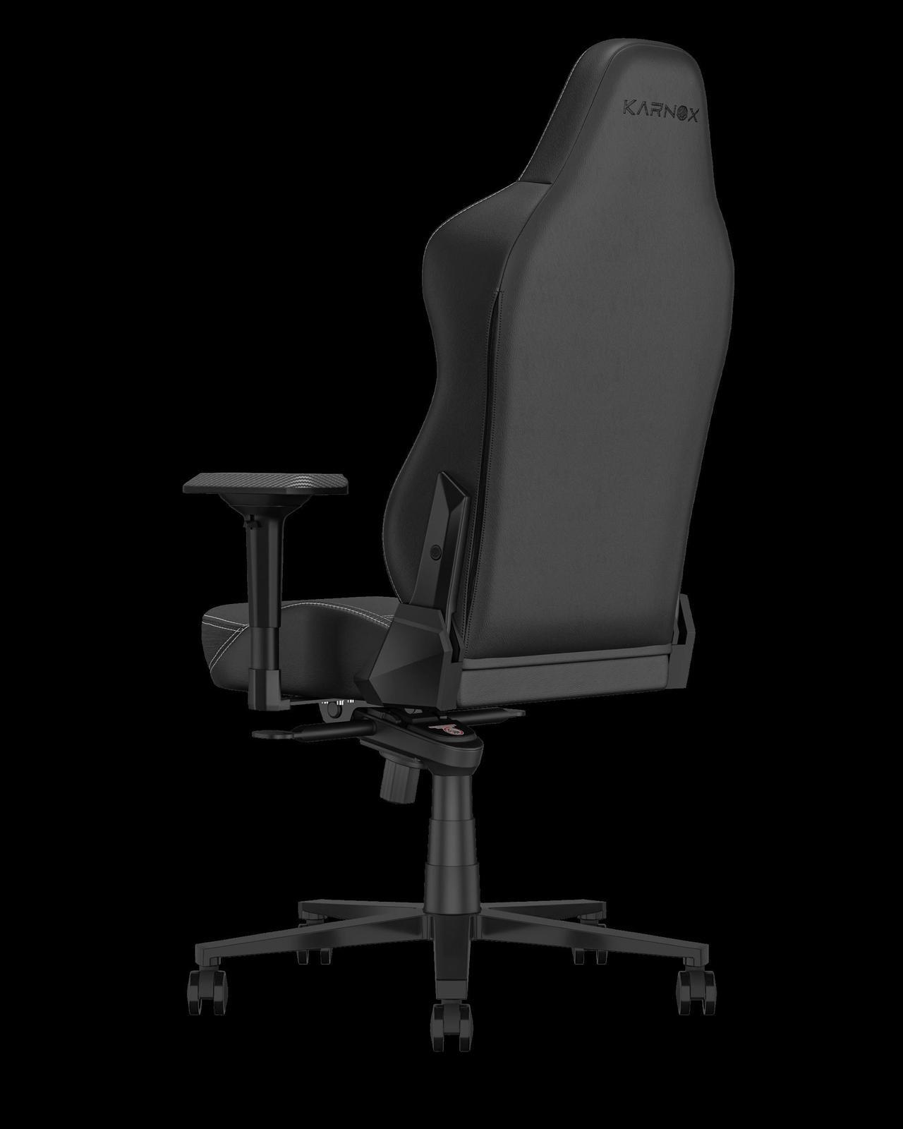 Alt view image 4 of 6 - KARNOX DR Gaming Chair High Back Office Chair Ergonomic Computer Gaming Chair with Adjustable Headrest Pillow and Lumbar Cushion Reclining Cloth PC Racing Chair for Big and Tall Guys Grey