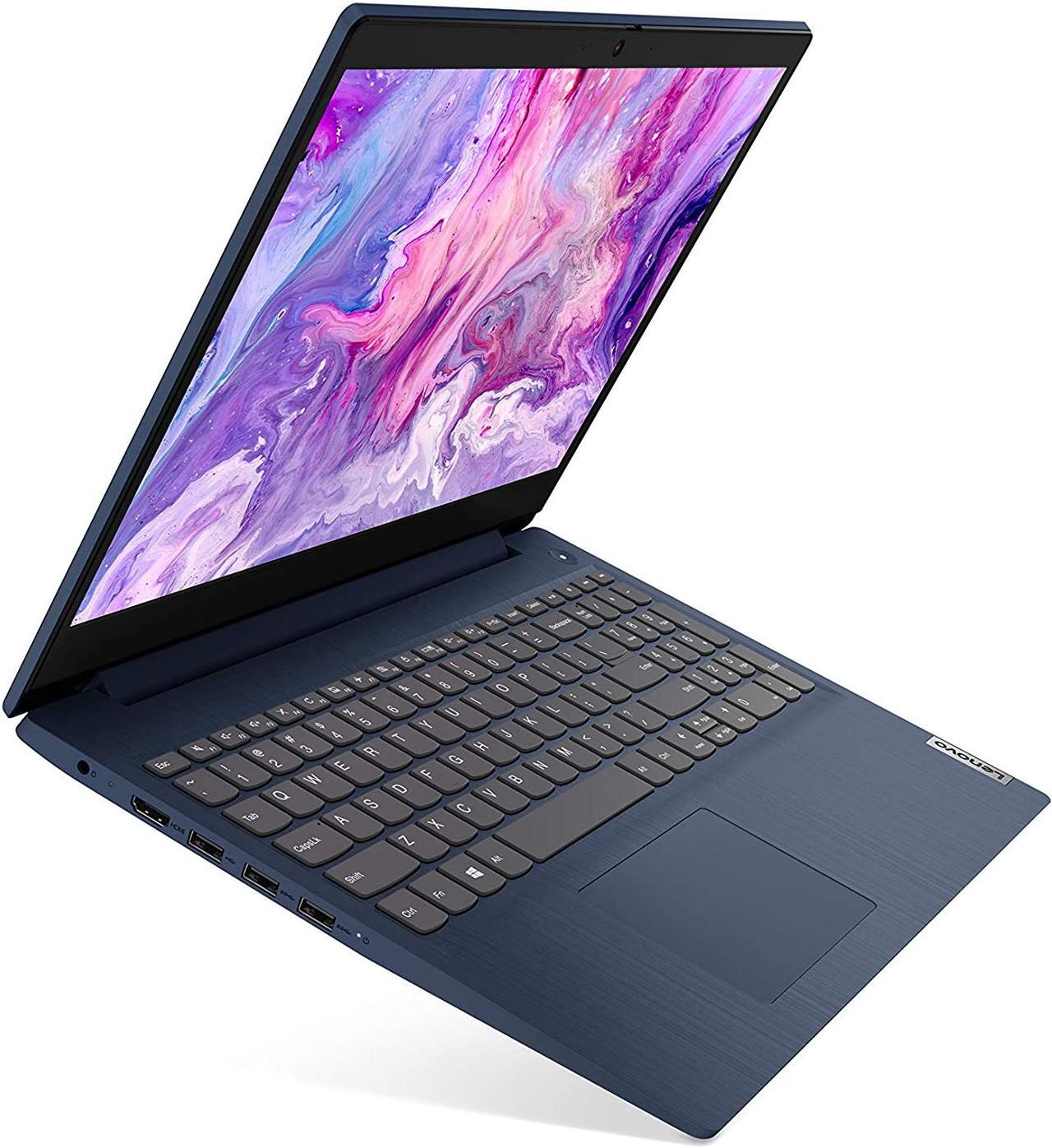 Alt view image 3 of 13 - Lenovo IdeaPad 3 Home and Business Laptop Abyss Blue (Intel i3-10110U 2-Core, 20GB RAM, 1TB PCIe SSD, 15.6" Touch  HD (1366x768), Intel UHD, Wifi, Bluetooth, Webcam, 1xHDMI, SD Card, Win 10 Home)