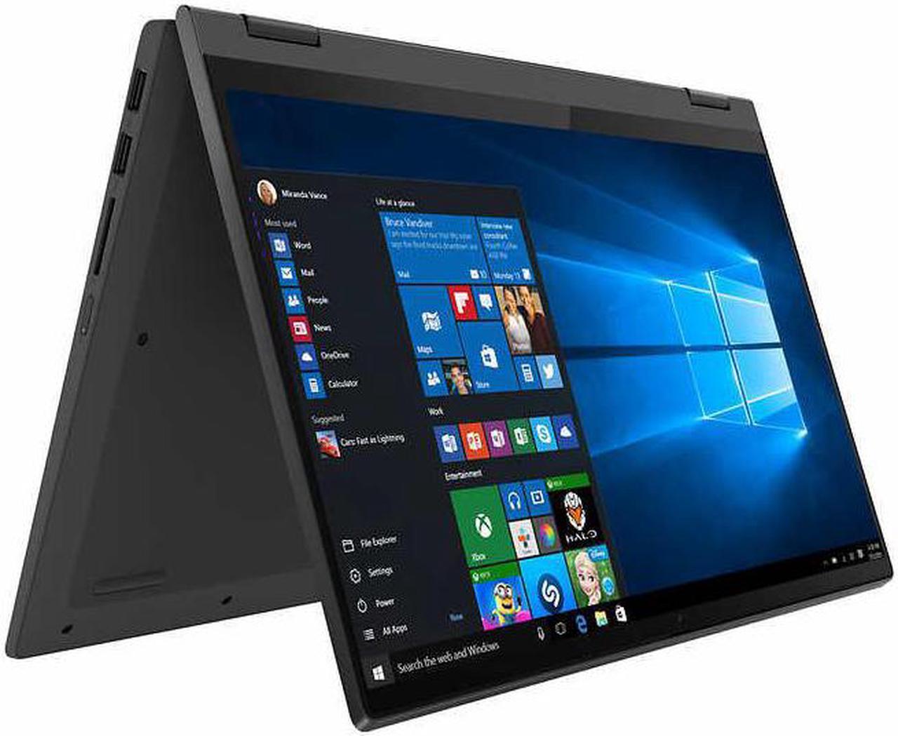 Alt view image 2 of 7 - Lenovo Flex 5 14'' Touch-Screen 2-in-1 Customized Laptop | 8-Core AMD Ryzen 7 4700U (Beat i7-8550U) | 8GB DDR4 RAM 256GB  SSD | Fingerprint reader | Backlit KB | Only 3.63 lbs | Windows 10 | Grey