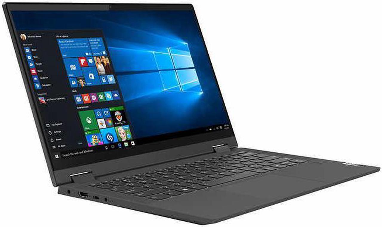 Alt view image 3 of 7 - Lenovo Flex 5 14'' Touch-Screen 2-in-1 Customized Laptop | 8-Core AMD Ryzen 7 4700U (Beat i7-8550U) | 8GB DDR4 RAM 256GB  SSD | Fingerprint reader | Backlit KB | Only 3.63 lbs | Windows 10 | Grey